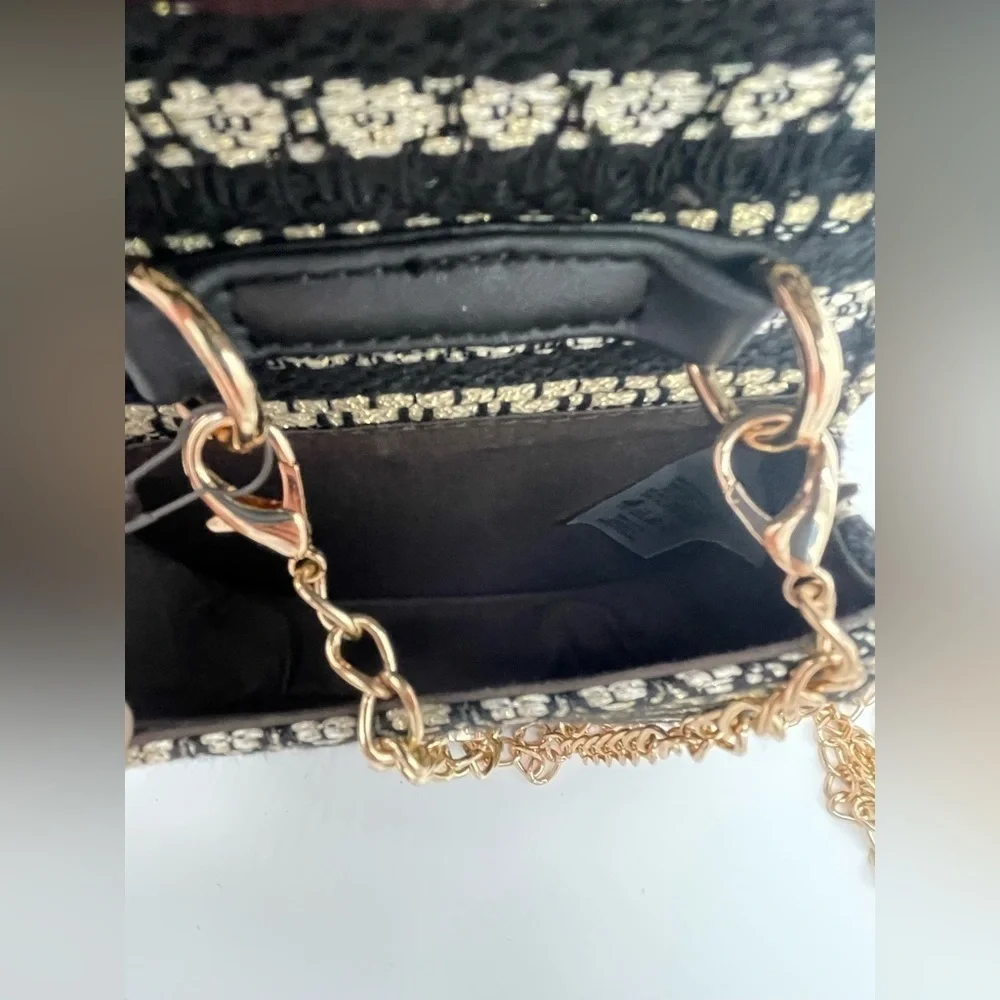 NEW Imoga Kids Tweed Chain Crossbody Bag